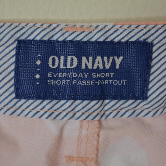 Old Navy Size 14 Women PEACH Fruit Lemon Citrus Slice EVERYDAY Casual FUN Shorts - Picture 3 of 4